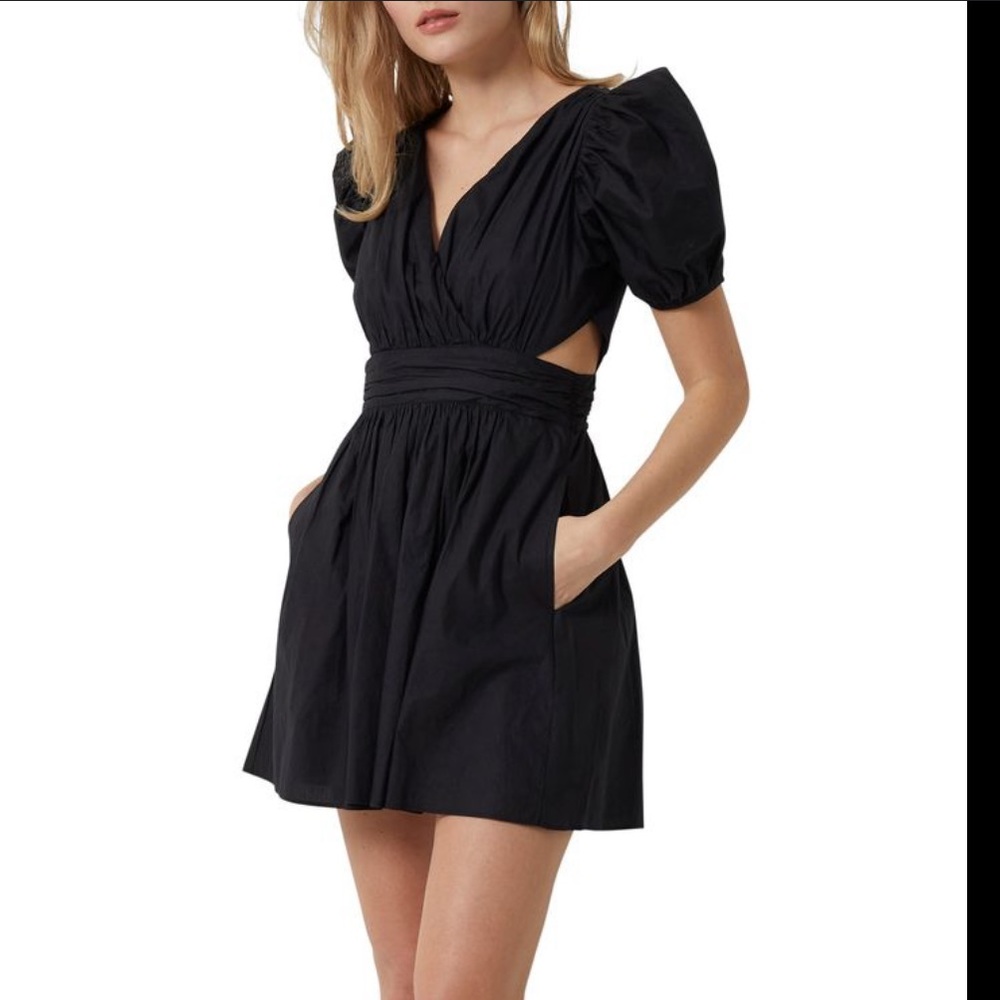 French connection Rhodes poplin cotton minidress